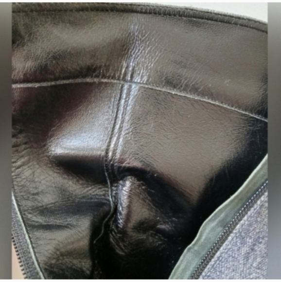 Mario Bologna Denim Heeled Boots Size 38.5 - Picture 11 of 12